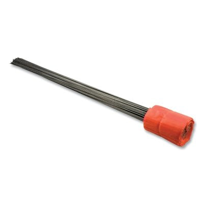 Stake Flags, 21 in L, 2-1/2 in x 3-1/2 in Flag Size, Red Fluorescent