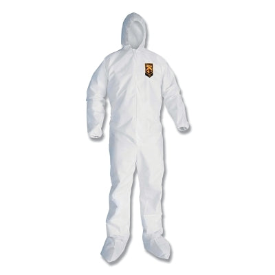 A20 Breathable Particle Protection Coveralls, White, 4X-Large, ZF, EBWAHB