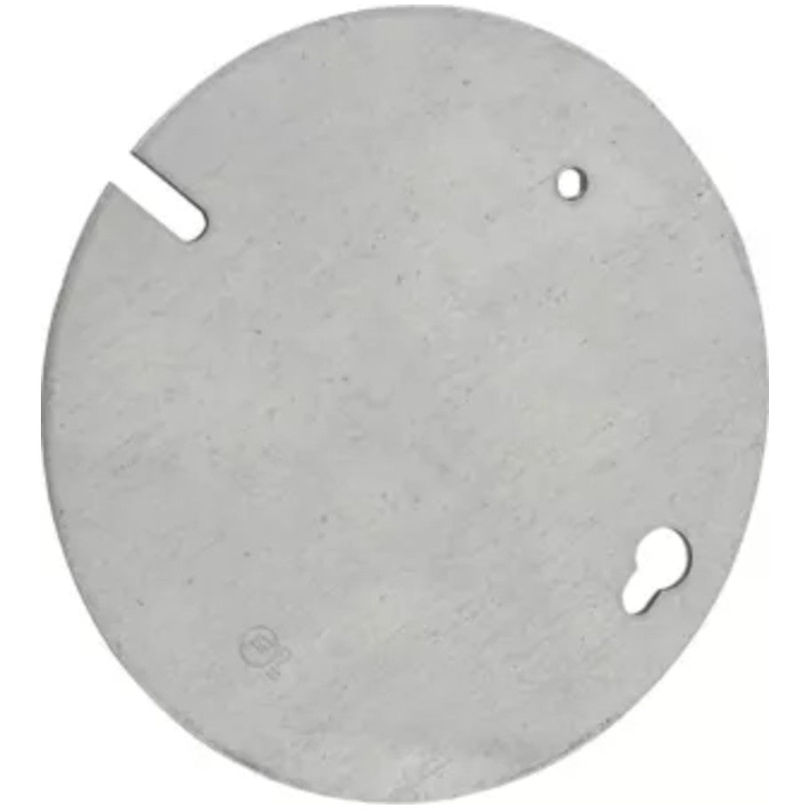 Blank Flat Round Concrete Box Cover