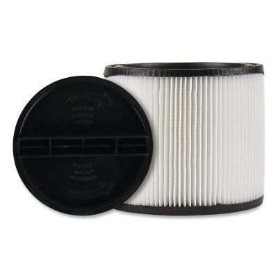 Reusable Cartridge Filter, Type U, Wet/Dry, 8 in dia x 6.5 in H, Paper