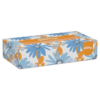 Kleenex Professional Facial Tissue, 8.3 in L x 7.8 in W per Sheet, White, Flat Box, 36 BX/100 Sheets per Box