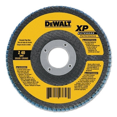 XP Extended Performance Flap Disc, 4-1/2 in dia, 80 Grit, 5/8 in-11 Arbor, 13300 RPM, T27