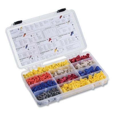 Combination WireTwist/WingTwist Wire connector Kit, 620 Pc