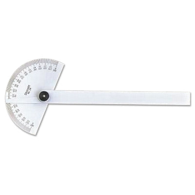 Steel Protractors, Round Head, 6 in