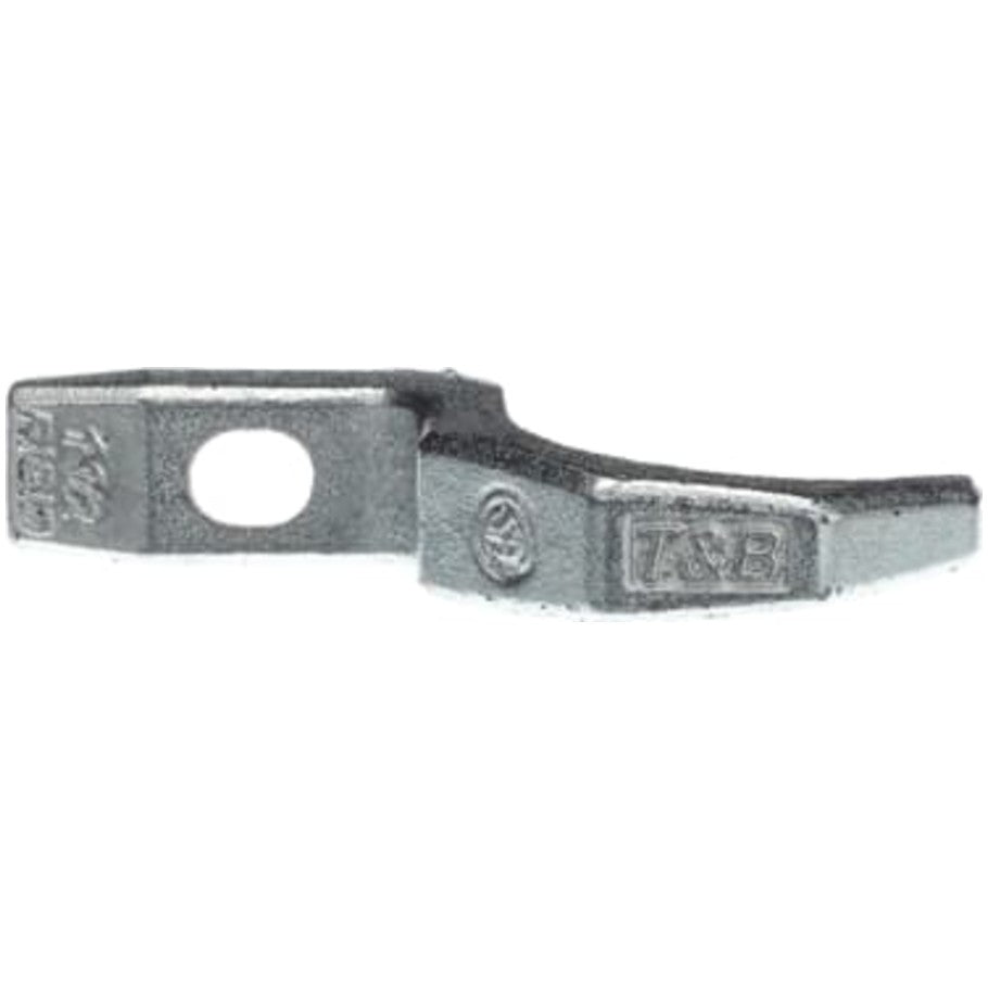 1 Hole Conduit Strap, Rigid/IMC, Malleable Iron, Size 1 1/2 in., 3/8 in. Screw Hole