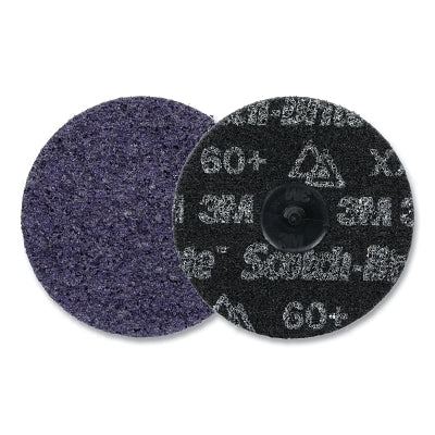 3M 068060-67193 Roloc Precision Surface Conditioning Disc, Heavy Duty, 4 in dia, TR, X-Extra Coarse, 60 Grit, 15000 RPM
