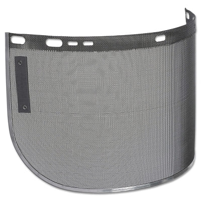F60 Wire Faceshield, 815WS, Uncoated, Steel Mesh, C Shape, Bound, 15.5 in L x 8 in H