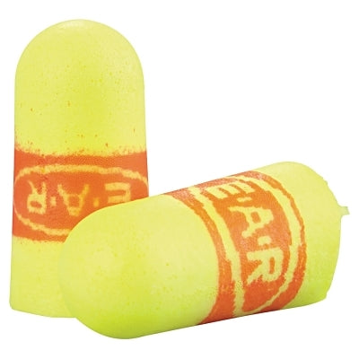 3M 312-1256 E-A-Rsoft SuperFit Earplugs, Polyurethane, Red/Yellow, Uncorded, Regular