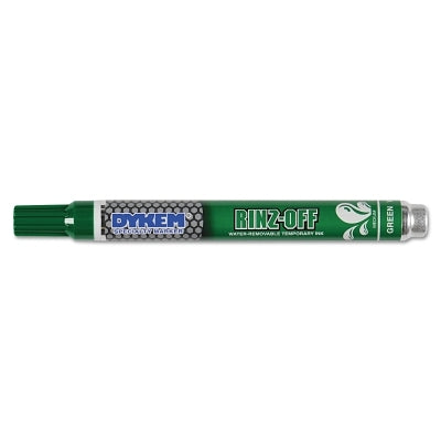 RINZ OFF Water Removable Temporary Marker, Green, Medium