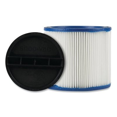 CleanStream Gore HEPA Cartridge Filter, Type W, Wet/Dry, 8 in dia x 6.5 in H, Reusable