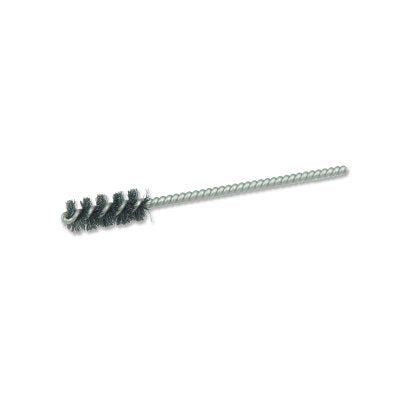 Power Tube Brush, 5/32 in Brush dia, .003 in Fill dia, 3-1/2 in Overall L, Stainless Steel Wire Fill
