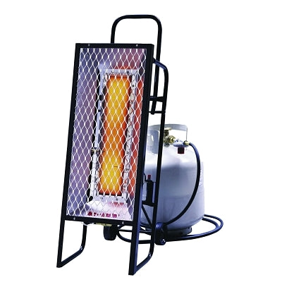 Portable Radiant Heater, 35000 Btu/h, 12 hr
