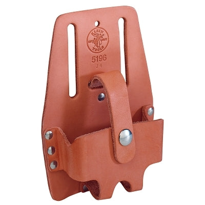 Tape-Rule Holders, 1 Compartment, Tan, Holds Large Tape Rule, Leather