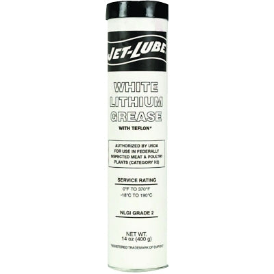 14 OZ. WHITE LITHIUM GREASE W/PTFE LITHIUM BASE