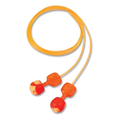 TrustFit Pod Earplugs, Foam, Orange, Corded