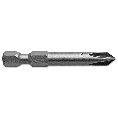 Phillips Power Bit, #2, 1/4 in Drive, 1-15/16 in