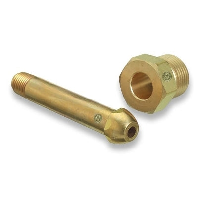 Regulator Inlet Nut, Argon/Nitrogen/Helium, Stainless Steel, CGA-580, 0.96 in to 14 NGO, RH Male