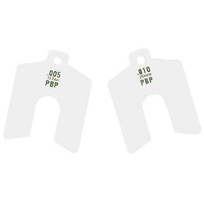 Decimal Slotted Shim Refill Packages, 0.00075, Stainless Steel 300, 0.025 x 2 x2