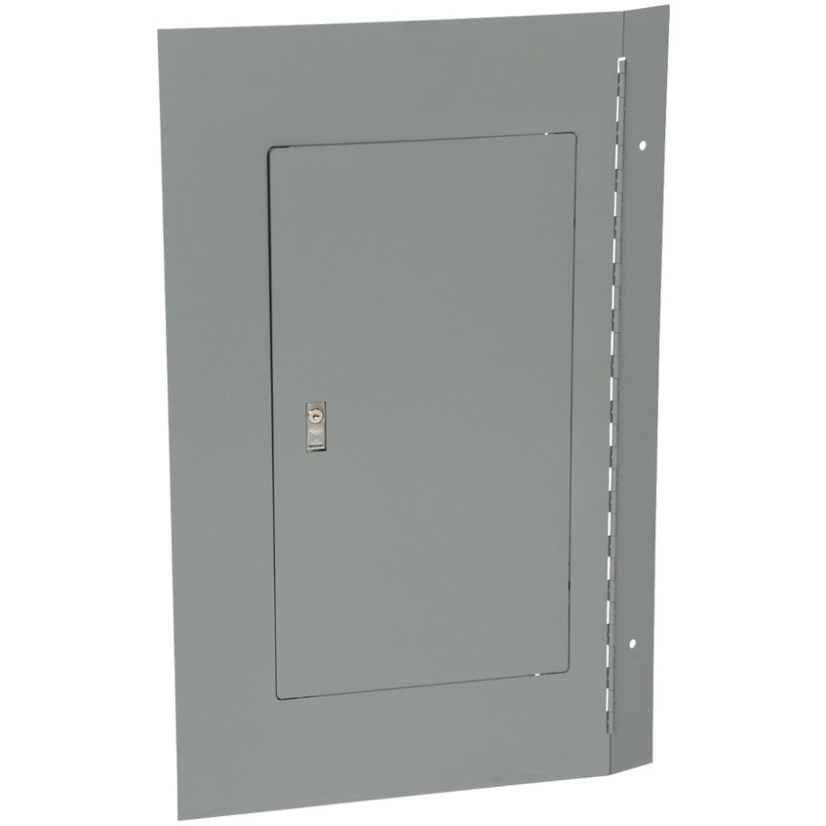 Panelboard Enclosure Flush Cover, Hinged Front, Steel, Gray