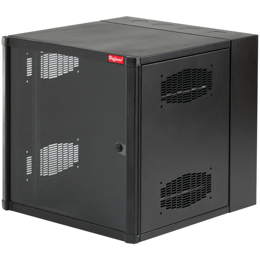 ACCESSPLUS Wall Mount Cabinet, Double-Hinge, Type 1, Window Door, 19 RU, 36.02 H x 23.62 W x 30.01 in. D