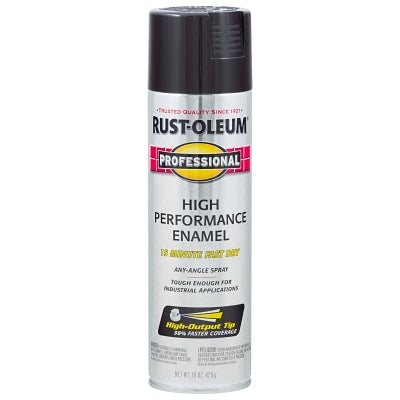 Professional Enamel Spray Paint, 15 oz, Yellow, Gloss Finish