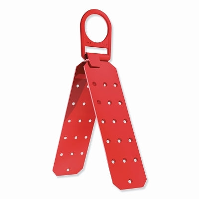 Reusable Temporary Roof Anchor Bracket, Steel, Red