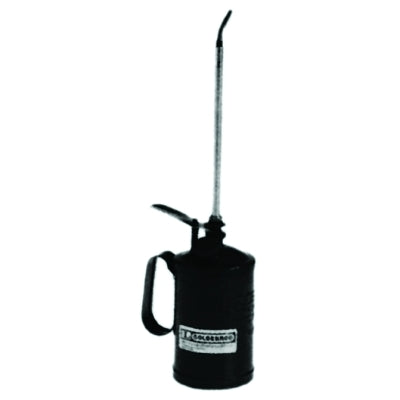 Heavy Duty Pump Oiler, 1 qt, Lever Action, 11 in Straight Spout, Copper Bronze