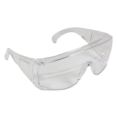 Unispec II Safety Eyewear, Clear Lens, Uncoated, Clear Frame