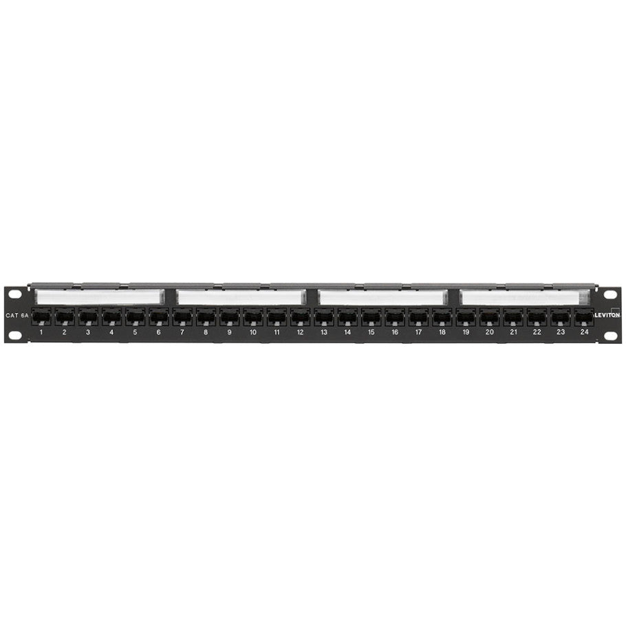 Cat 6A 110-Style Patch Panel, 24-Port