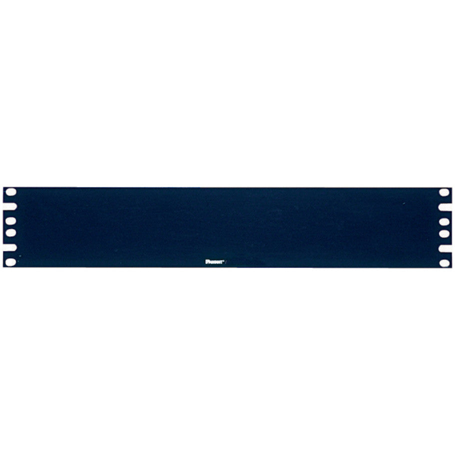Horizontal Flat Rack Filler Panel, CRS, Black, 2 RU