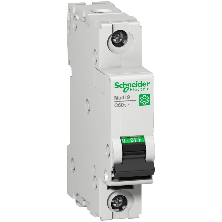 Multi 9 C60 sub SP /sub  Miniature Circuit Breaker, Tunnel Terminal Connection, 277V, 1-Pole, D-Curve, 10kA, 16A