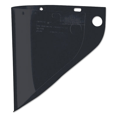 High Performance Faceshield Windows, Shade 5, Extended, 19-3/4 in W x 9 in L