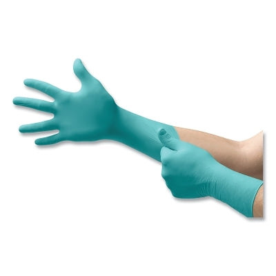 N89 Disposable Gloves, MICROFLEX, Nitrile, 7.5 mil Finger, Medium, Green