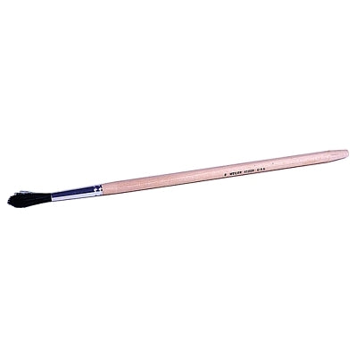 Bristle Marking Brush, 9/32 in Wide, Black China, Wood Handle