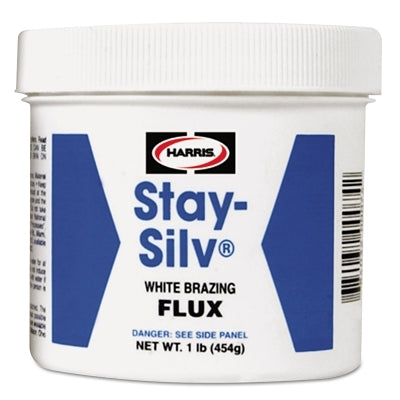 Stay-Silv Brazing Flux, 6.5 oz Brush Cap Bottle, White