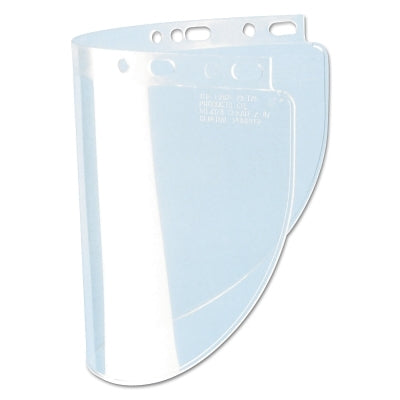 High Performance Faceshield Window, Clear, Wide View, 16-1/2 in W x 8 in H