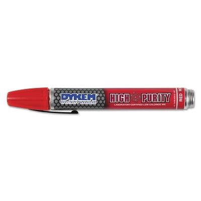 High Purity Marker, Red, Medium, Threaded Cap