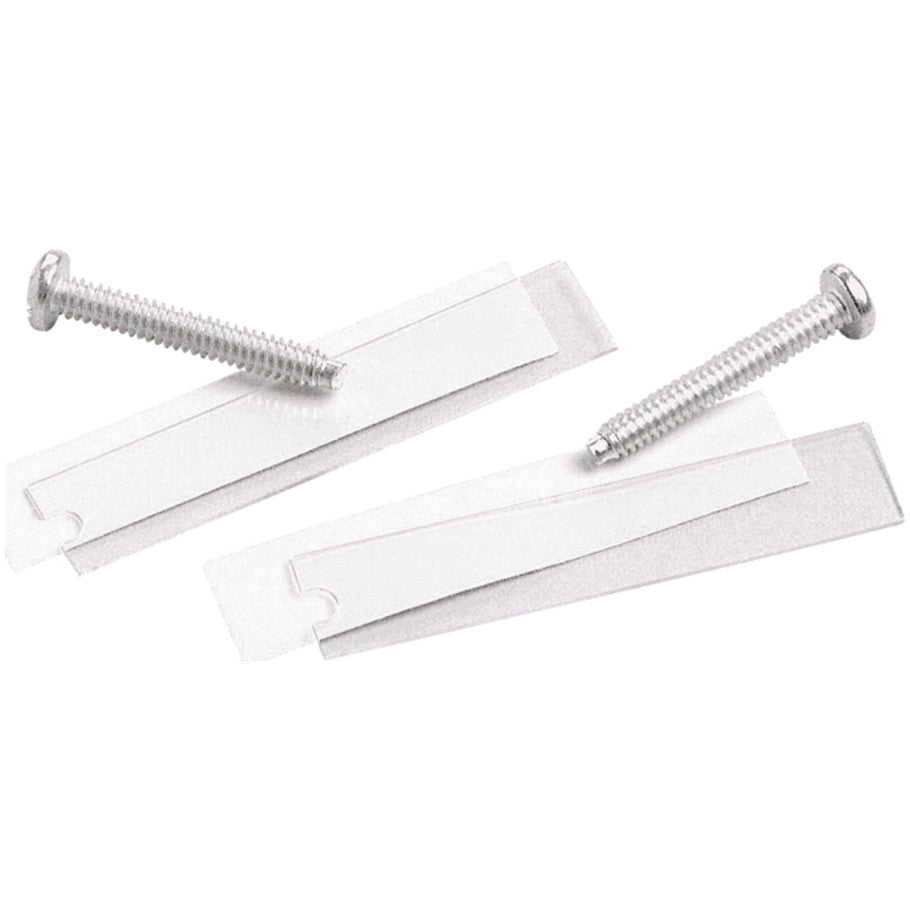 Replacement Label and Cover Kit, 1-Gang, 0.4 H x 1.95 W in.
