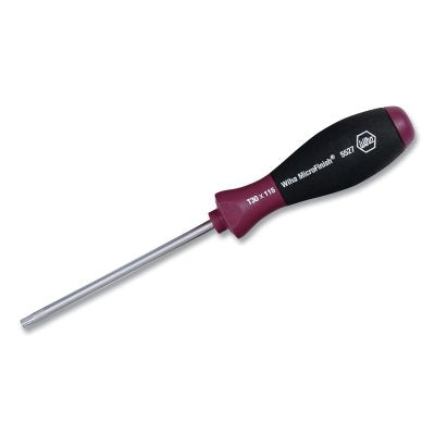 MicroFinish TORX Screwdriver, T15 x 80 mm, 7.5 in OAL, Non-Slip Grip Handle