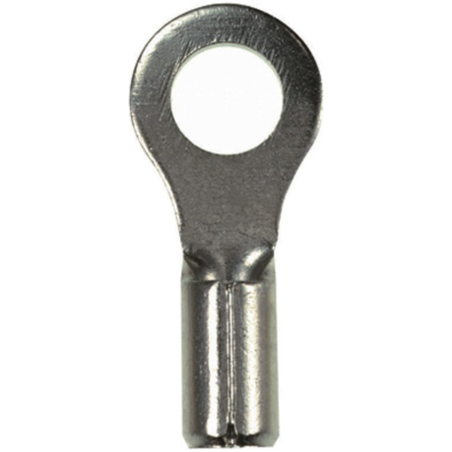 Pan-Term P10-10RHT6-L Ring Terminal, High Temp, Bare, 10-14 AWG,  10 Stud, PK50