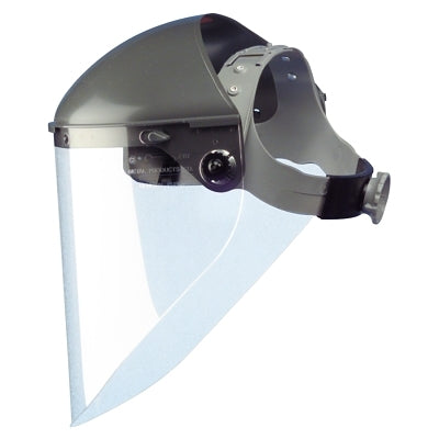 High Performance Hard Hat Faceshield Headgear, 7 in Crown, 3C Ratchet