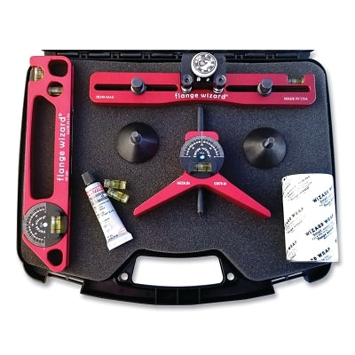 Pipe Magician's Case, With Magnetic Kit, 1/2 in to 1-7/16 in dia, Two Hole