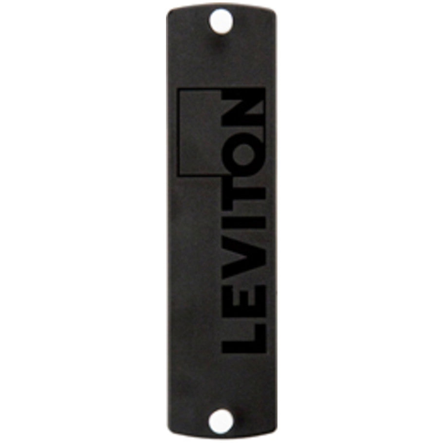 Opt-X Fiber Optic Adapter Plate  Blank - Black