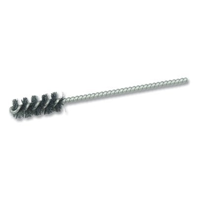 Power Tube Brush, 3/8 in dia, Stainless Steel, 2000 RPM