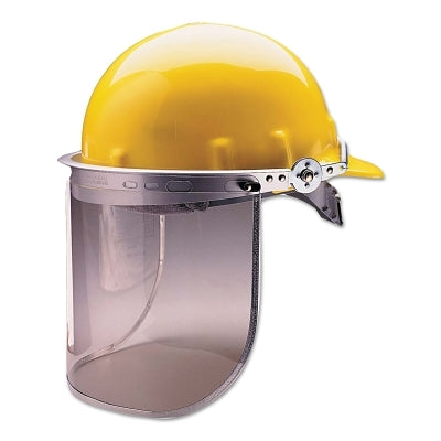 Cap Coil Spring Attachment, Model C, Hard Hat Adapter, for SC-6, Sentry III, and Charger Hard Hats, Non-Slotted, Silver