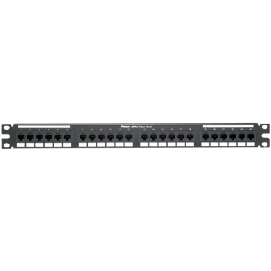 DP5e Cat 5e UTP Flat Patch Panel, 1 RU