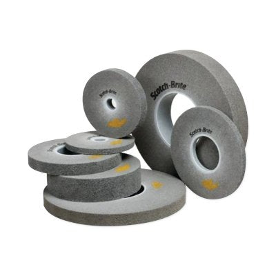 3M 051125-94908 EXL PRO Deburring Wheel, 8 in x 3 in, Fine, 4500  rpm
