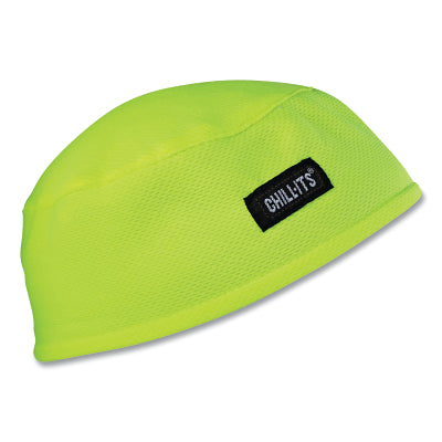 Chill-Its 6630 High-Performance Skull Cap, One Size Fits Most, Lime