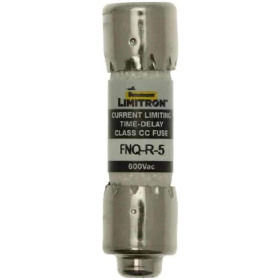 Limitron FNQ-R Series Class CC Time Delay Fuse, Rejection-Type, Current-Limiting, 5A, 600V