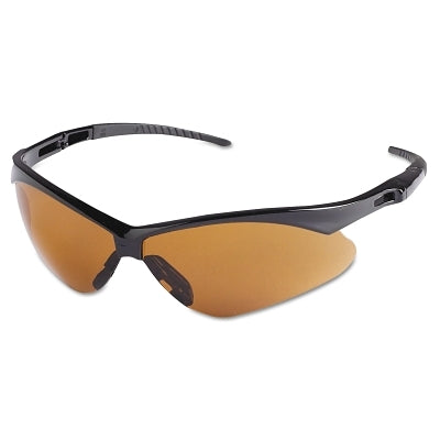 V30 Nemesis Safety Glasses, Copper Blue Shield, Polycarbonate Lens, Uncoated, Black Frame/Temples, Nylon
